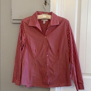 Chico’s, No-Iron, Button Down, Chico’s Size 1 (8)